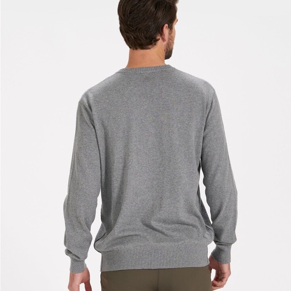 Men’s Vuori Fluent Sweater Grey Size L - Picture 2 of 6